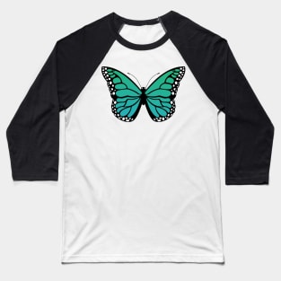 Mariposa monarca - TURQUOISE Baseball T-Shirt